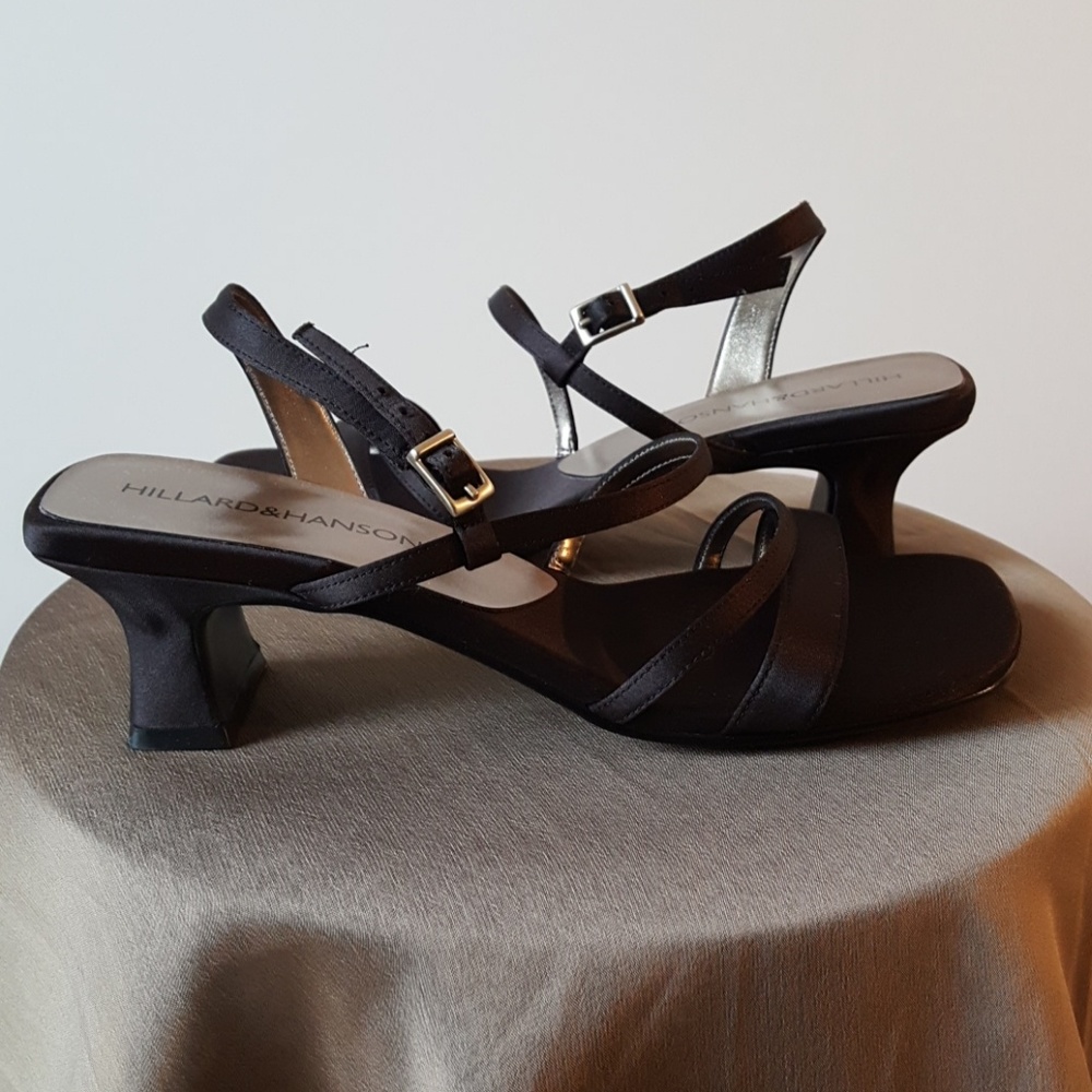 Hillard & Hanson Black Dress Heels - NWOT - Picture 4 of 8